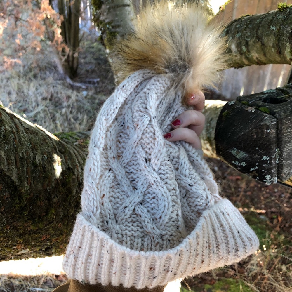 Vanilla colored Beanie